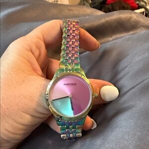 Armitron Multicolor Iridescent Watch
